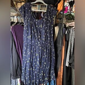 LC Lauren Conrad Floral Print Dress